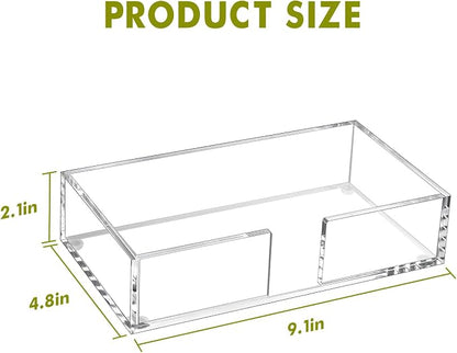 Kordory Acrylic Disposable Guest Towel Holder Tray - Image 2