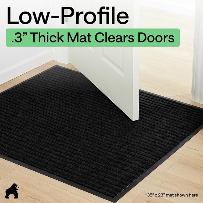 GORILLA GRIP Waterproof Traffic Guard Door Mat, Heavy Duty Entryway Mats - Image 9