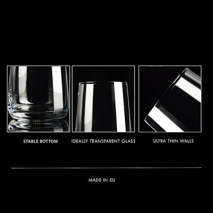 Krosno Infinity Drinking Glasses Set of 6 – 16.6 oz Water Juice Glasses - Image 9