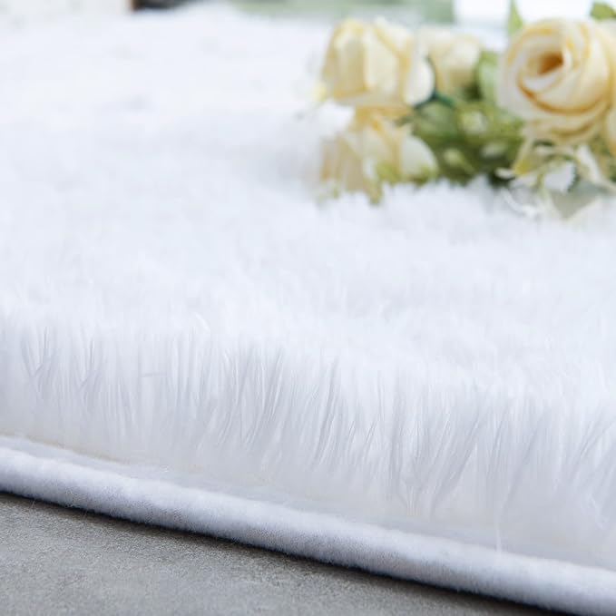 TWINNIS Super Soft Shaggy Rugs Fluffy Carpets 8x10 Feet, Indoor Modern Plush - Image 6