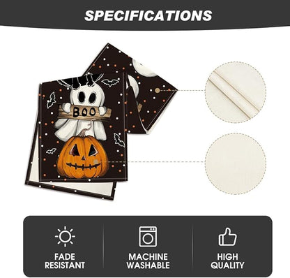 Artoid Mode 210 GSM Halloween Table Runner 13x72 Inch Home Party Decor | Polka - Image 5