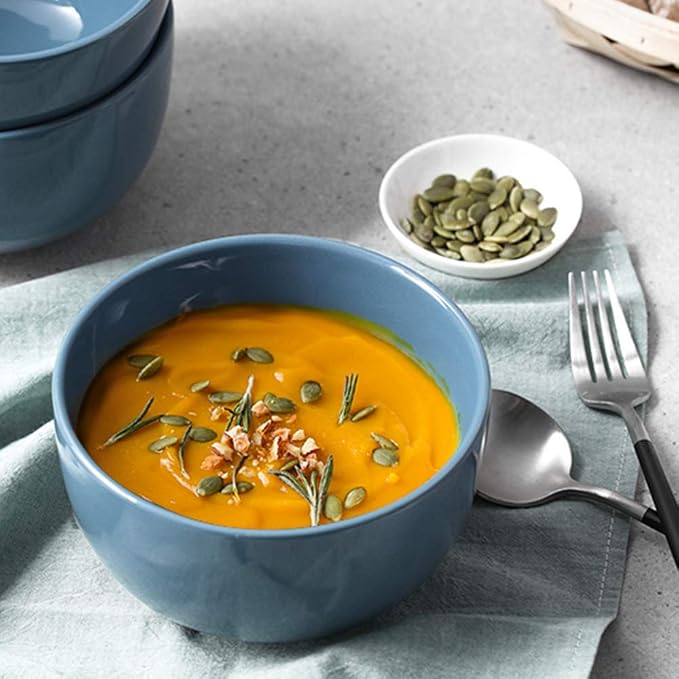 DOWAN 5.8" Deep Soup Bowls & Cereal Bowls - Image 3