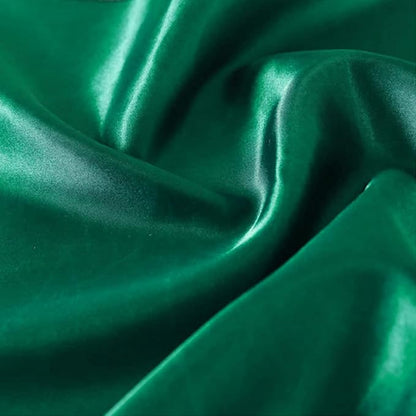 12 Pack Forest Green Satin Table Runner 12x108 Inches | Silk and Smooth Fabric - Image 5