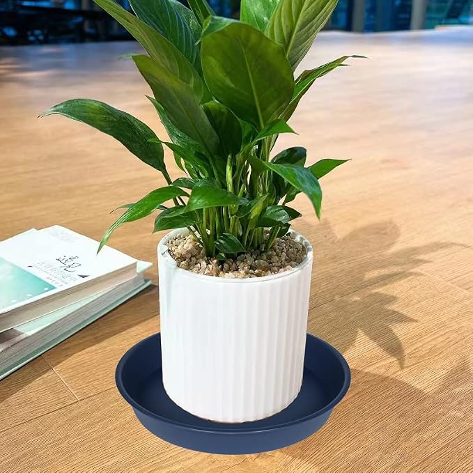 4 Pack of 16 17 inch Plant Saucer, 2.3" Depth, Heavy Duty Deep Plant Trays - Image 5