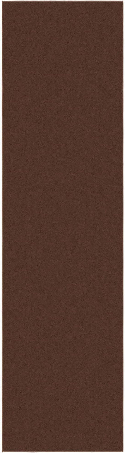 Ottomanson Hallway Runner Rug 2'7" x 9'10" Non Slip Solid Area Rugs Easy to - Image 6