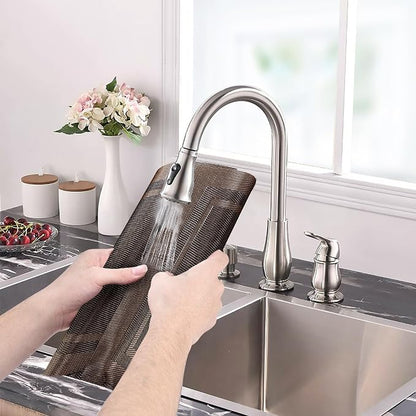 Aofmee Placemats Set of 6, Washable PVC Place Mats, Heat Resistant Non-Slip - Image 2