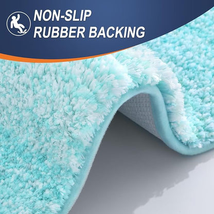OLANLY Large Bathroom Rugs Mat 54x24, Extra Soft Absorbent Microfiber Bath Rugs - Image 5