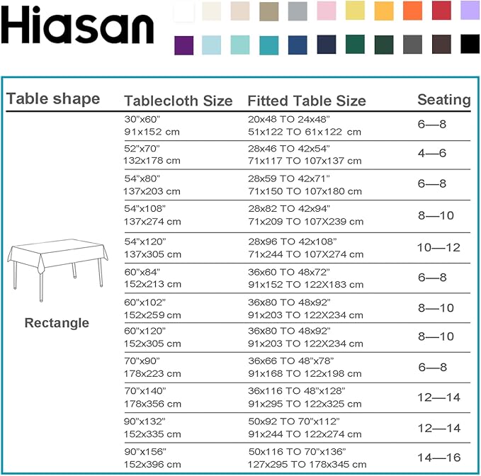 Checkered Tablecloth Rectangle 60 x 102 Inch - Image 5