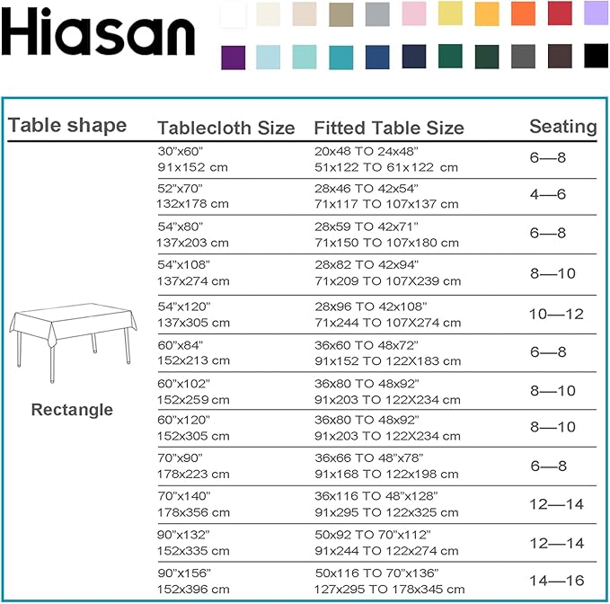 Checkered Tablecloth Rectangle, 70 x 90 Inch - Image 6