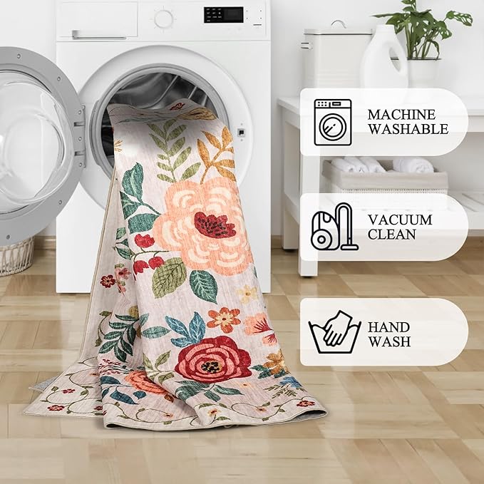 DUKINO Runner Rug, 2x7 Boho Kitchen Rug - Image 7