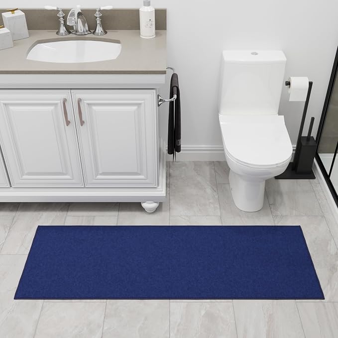 Ottomanson Hallway Runner Rug 1'10" x 6' Non Slip Solid Area Rugs Easy to Clean - Image 12