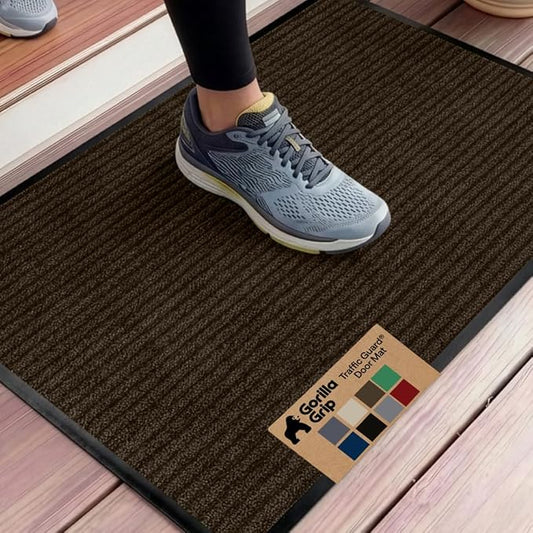 GORILLA GRIP Waterproof Traffic Guard Door Mat, Heavy Duty Entryway Mats by Unknown