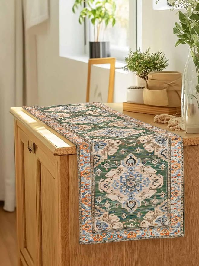 Boho Table Runners 36 Inches Long, Vintage Western Kitchen Dining Tables - Image 7