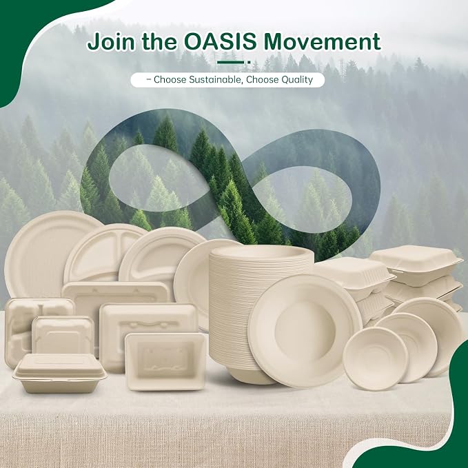 12 oz 128-Pack Compostable Soup Bowls, Disposable Paper Bowls - Image 7