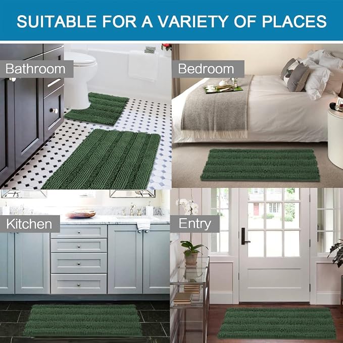 H.VERSAILTEX Bathroom Rugs Bath Rugs - Image 6