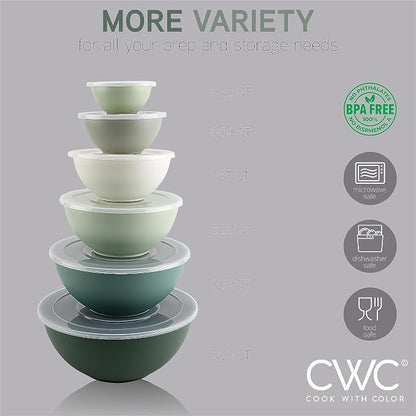 COOK WITH COLOR Mixing Bowls with Lids - Image 4