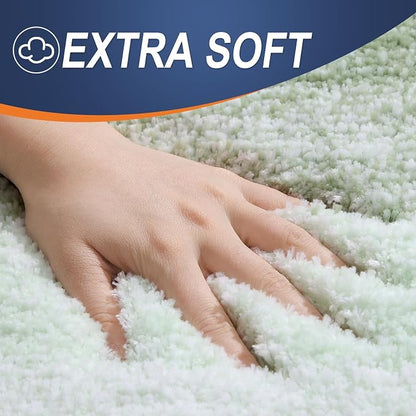 OLANLY Bathroom Runner Rugs Mat 47x20, Extra Soft Absorbent Microfiber Bath Rugs - Image 2