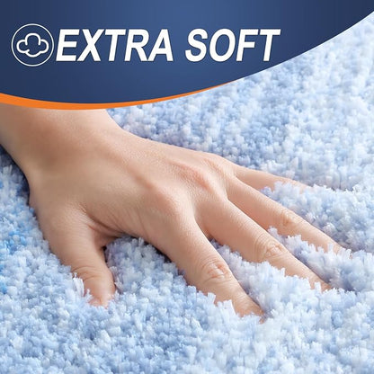 OLANLY Bathroom Runner Rugs Mat 70x24, Extra Soft Absorbent Microfiber Bath Rugs - Image 3