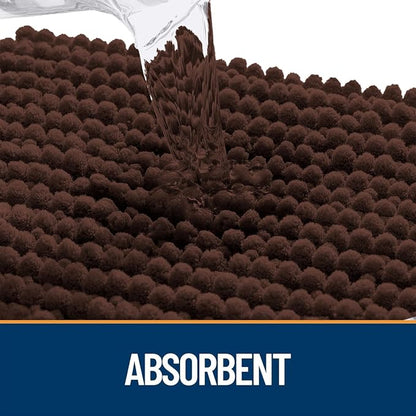 OLANLY Dog Door Mat for Muddy Paws 47x17, Ultra Absorbent Chenille Mud Doormat - Image 4