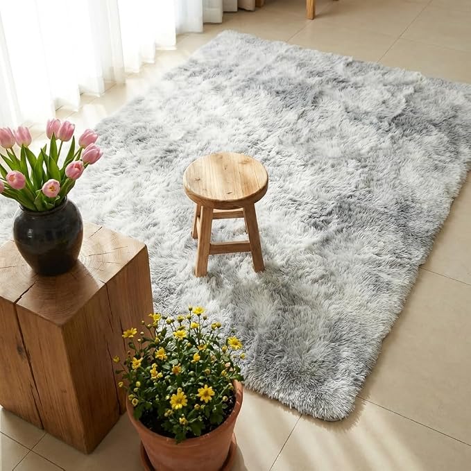 Mugorn 2x3 Rugs for Bedroom, Fluffy Area Rugs for Living Room, Soft Shag Kids - Image 7