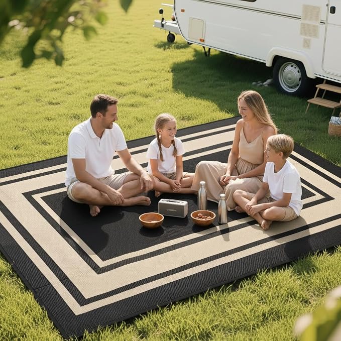 RURALITY Outdoor Rug 9x12 Waterproof - Image 8