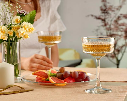Pasabahce Vintage Coupe Glasses Set Of 4 - Image 6