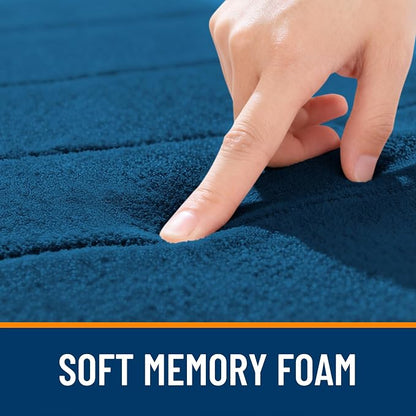 OLANLY Memory Foam Bath Mat 32x20, Super Soft Absorbent Bathroom Rugs, Quick Dry - Image 5