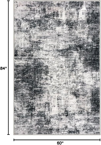 IOHOUZE Modern Abstract Area Rugs 5x7 Ft Washable Rugs - Image 2