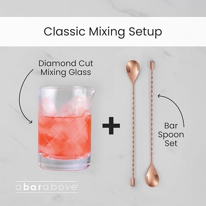 A Bar Above Cocktail Mixing Glass, Botanica Style Stirring Pitcher, 18 Oz - Image 5
