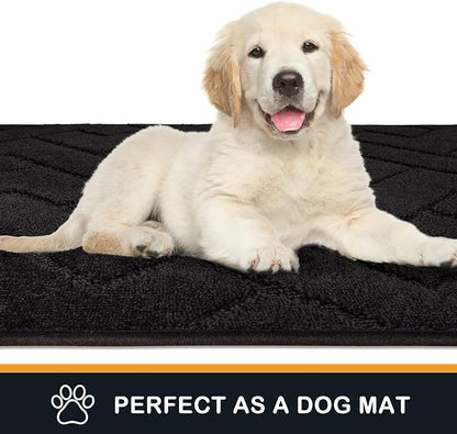 PURRUGS Dirt Trapping Door Mat 24" x 70", Non-Slip Machine Washable Entry Rug - Image 4