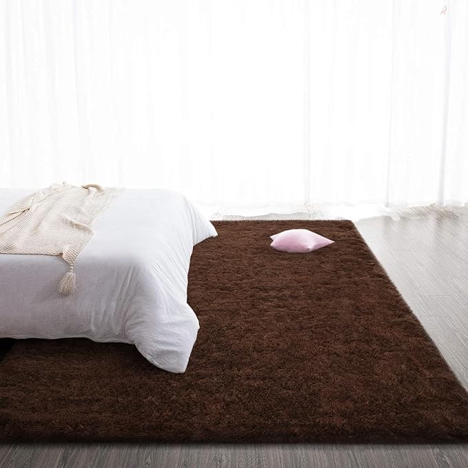 TWINNIS Super Soft Shaggy Rugs Fluffy Carpets, 5x8 Feet, Indoor Modern Plush - Image 5