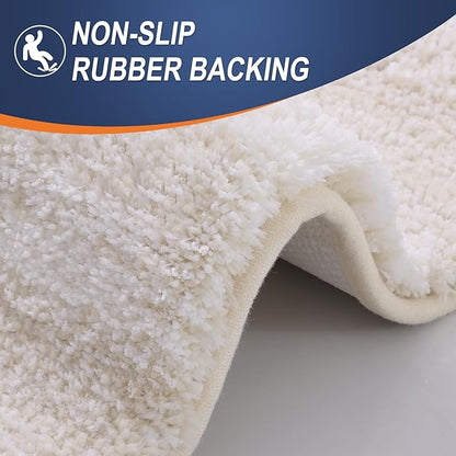 OLANLY Bathroom Rugs Mat 30x20, Extra Soft Absorbent Microfiber Bath Rugs - Image 5