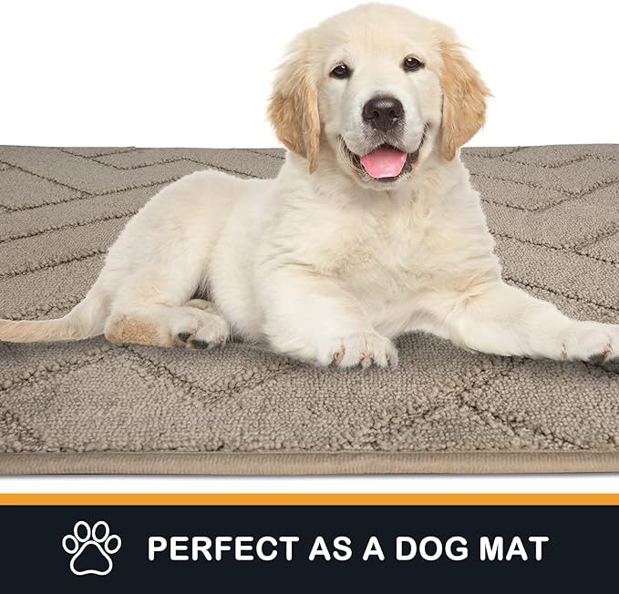 PURRUGS Dirt Trapping Door Mat 24" x 70", Non-Slip Machine Washable Entry Rug - Image 4