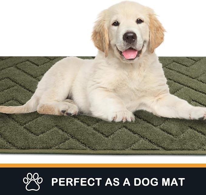 PURRUGS Dirt Trapping Door Mat 32" x 47", Non-Slip Machine Washable Entry Rug - Image 6