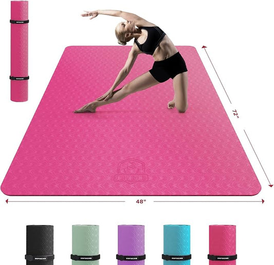 HAPBEAR Extra Large Yoga Mat by HAPBEARFitness
