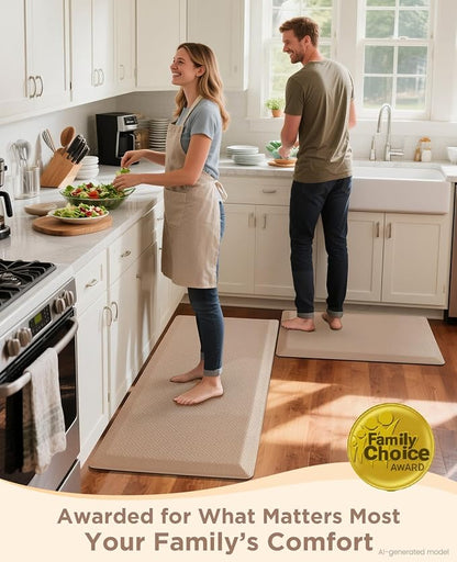 Ophanie Kitchen Mats for Floor, 3/4 inch Thick, 20x32 Anti Fatigue Cushioned Mat - Image 8