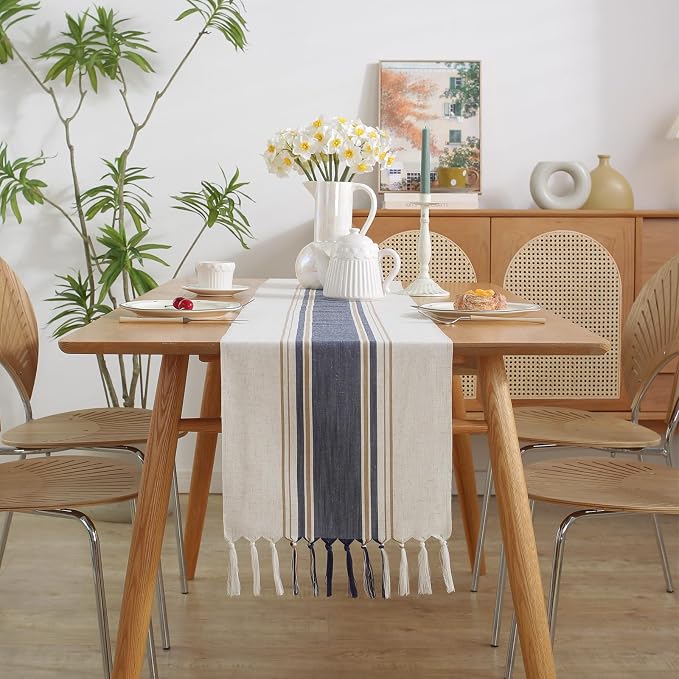 Blue Table Runner 48 Inches Long - Image 3
