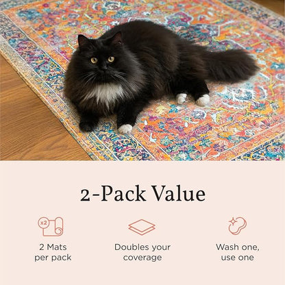 Lovewag Pets Cat Litter Mat 2 Pack - Image 4