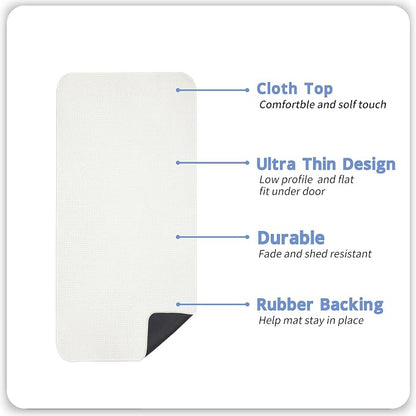 Bath Mat, Ultra Thin Bathroom Runner Rugs, Large Bath Mats - Image 2