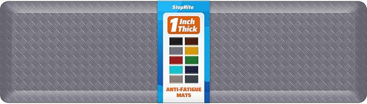 StepRite 1” Thick Kitchen Mats for Floor, Anti Fatigue Kitchen Rugs, Heavy Duty by Bringcushiontoyourlife