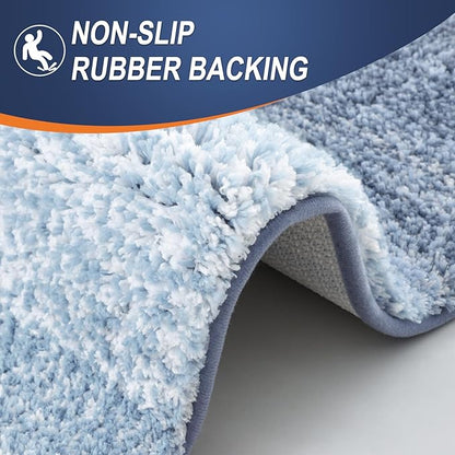 OLANLY Large Bathroom Rugs Mat 54x24, Extra Soft Absorbent Microfiber Bath Rugs - Image 4