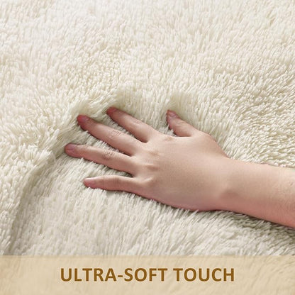 Ophanie Small Rug Washable Non Slip Throw Bedside Area Rugs, Fluffy Soft Mini - Image 2
