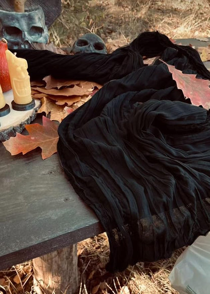 20Pack Black Cheesecloth Table Runner 20 x 120 inch Gauze Table Runner | - Image 7