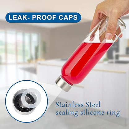Luxfuel Clear Glass Bottles - Image 2