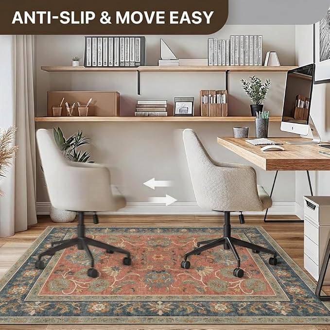 36"x48" Office Chair Mat for Hardwood Tile Floor, Under Desk Carpet Protector - Image 4