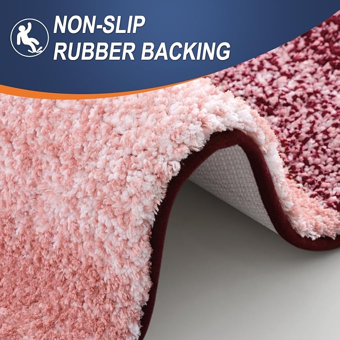 OLANLY Bathroom Runner Rugs Mat 59x24, Extra Soft Absorbent Microfiber Bath Rugs - Image 4