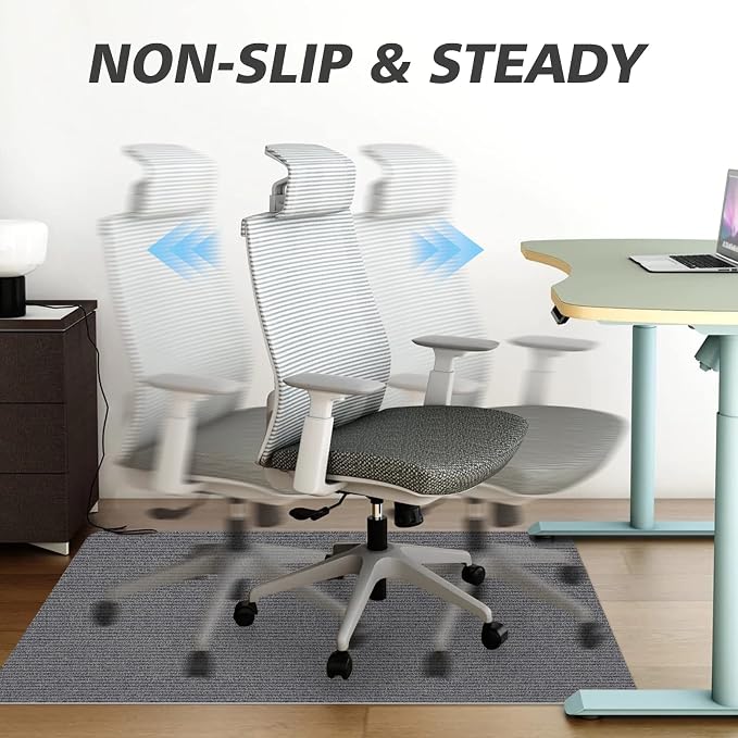 Sycoodeal Office Chair Mat for Hardwood Floor, Office Computer Gaming Chair Mat - Image 5