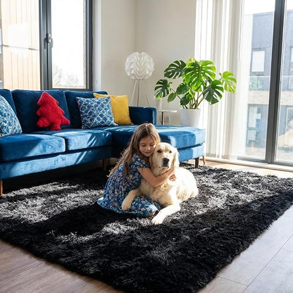 Mugorn 5x7 Rugs for Living Room, Soft Carpet Shag Kids Rug for Nursery - Image 3