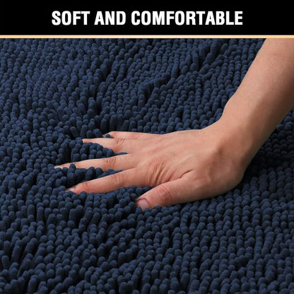 H.VERSAILTEX Navy Blue Bath Mats - Image 4