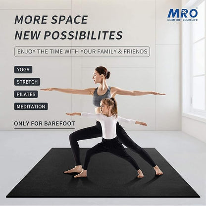 MRO Extra Large Yoga Mat, Soft for Women and Men Fitness, stretching - Image 5